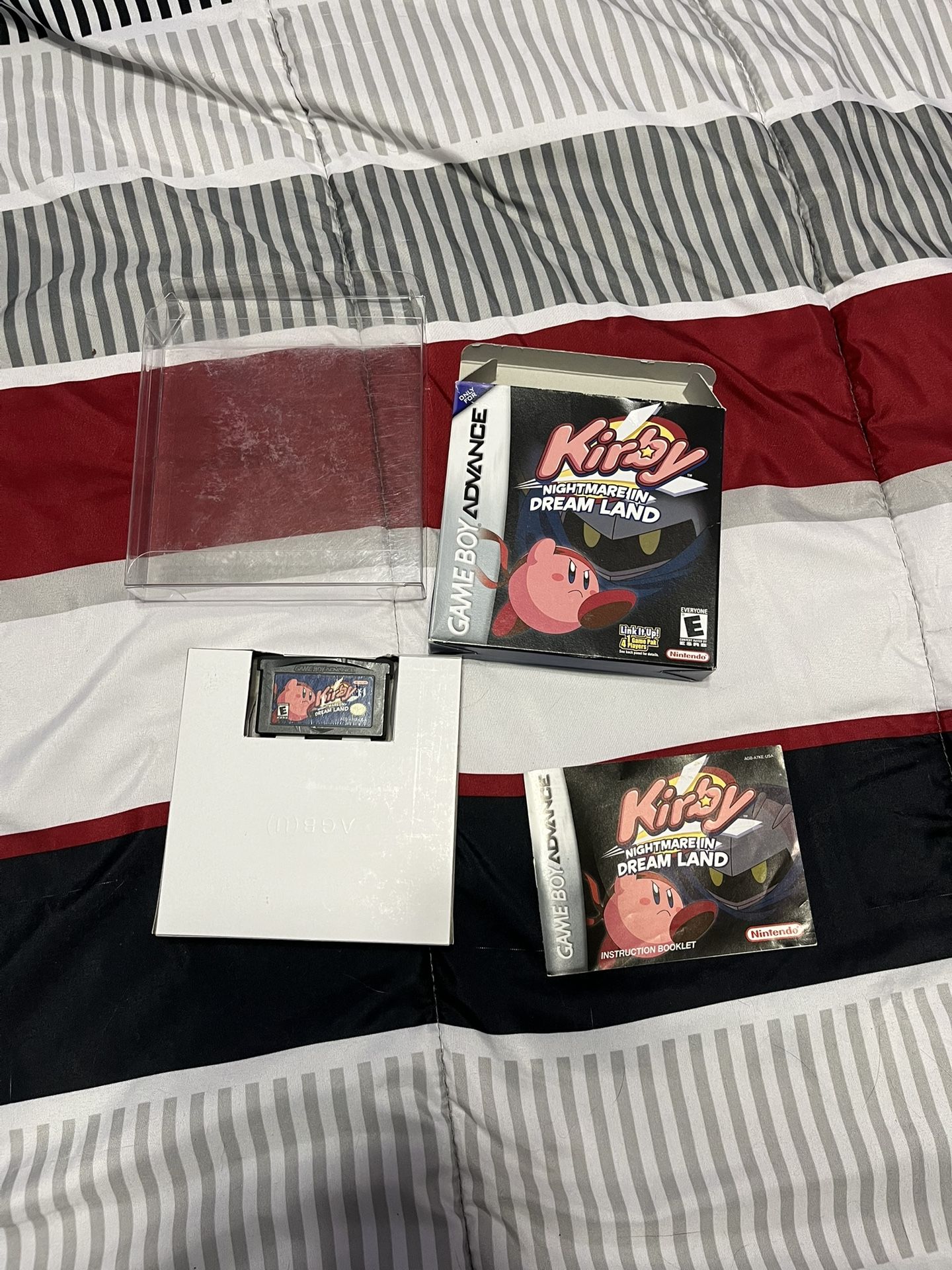 Kirby Nightmare In Dream Land Game Boy Advance Complete In Box