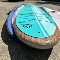 Solid Stand Up Paddle Board w/bag and Transport System for rack