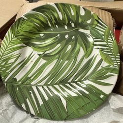 Fitz and floyd tropical fun salad plates 6ct