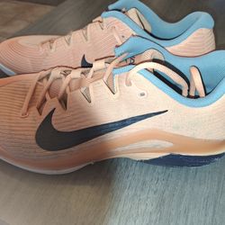 Men's Size 11.5 Generation ZERØGRAND II painted rainbow sneakers