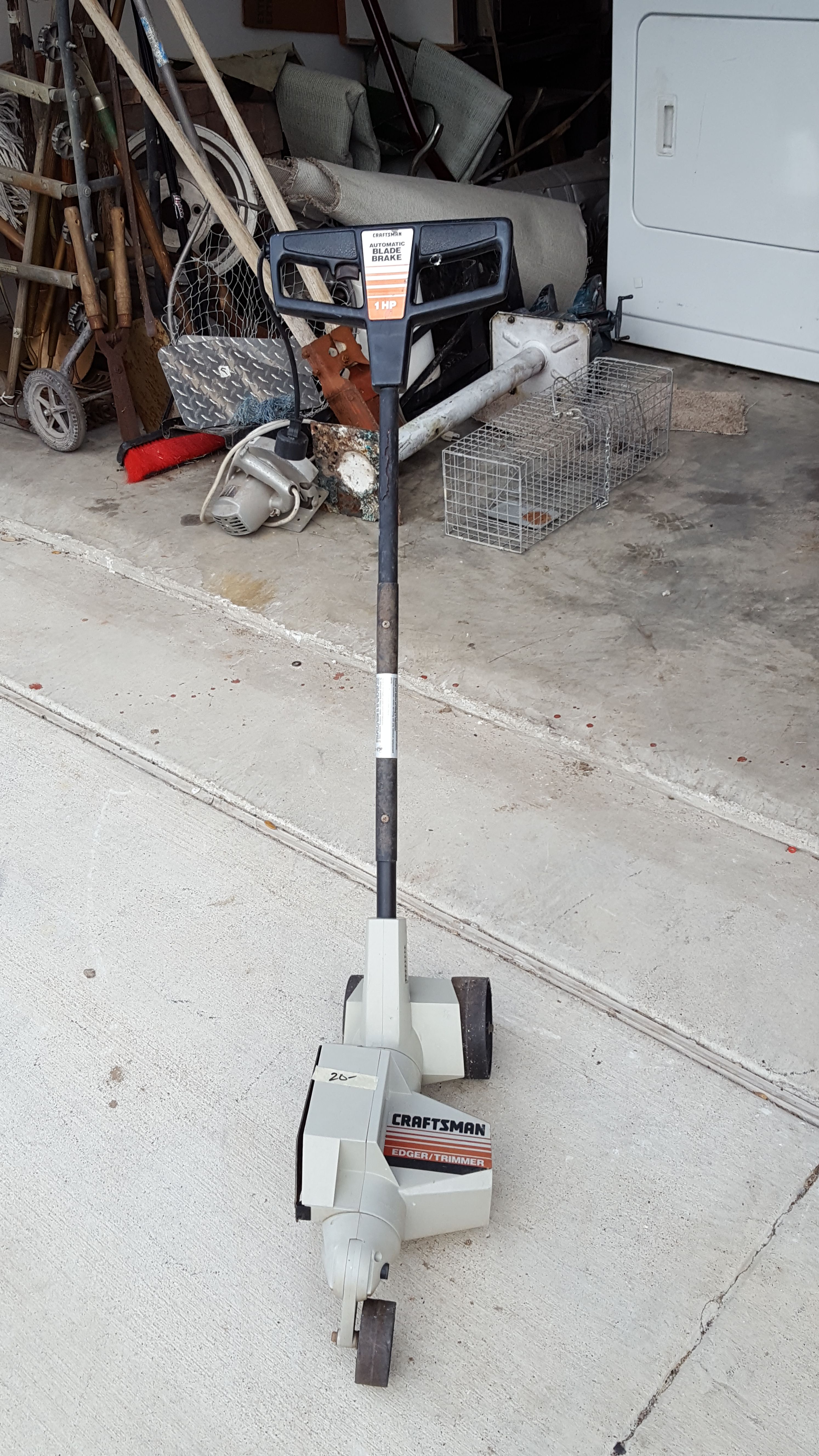 Craftsman 1hp electric trimmer works great