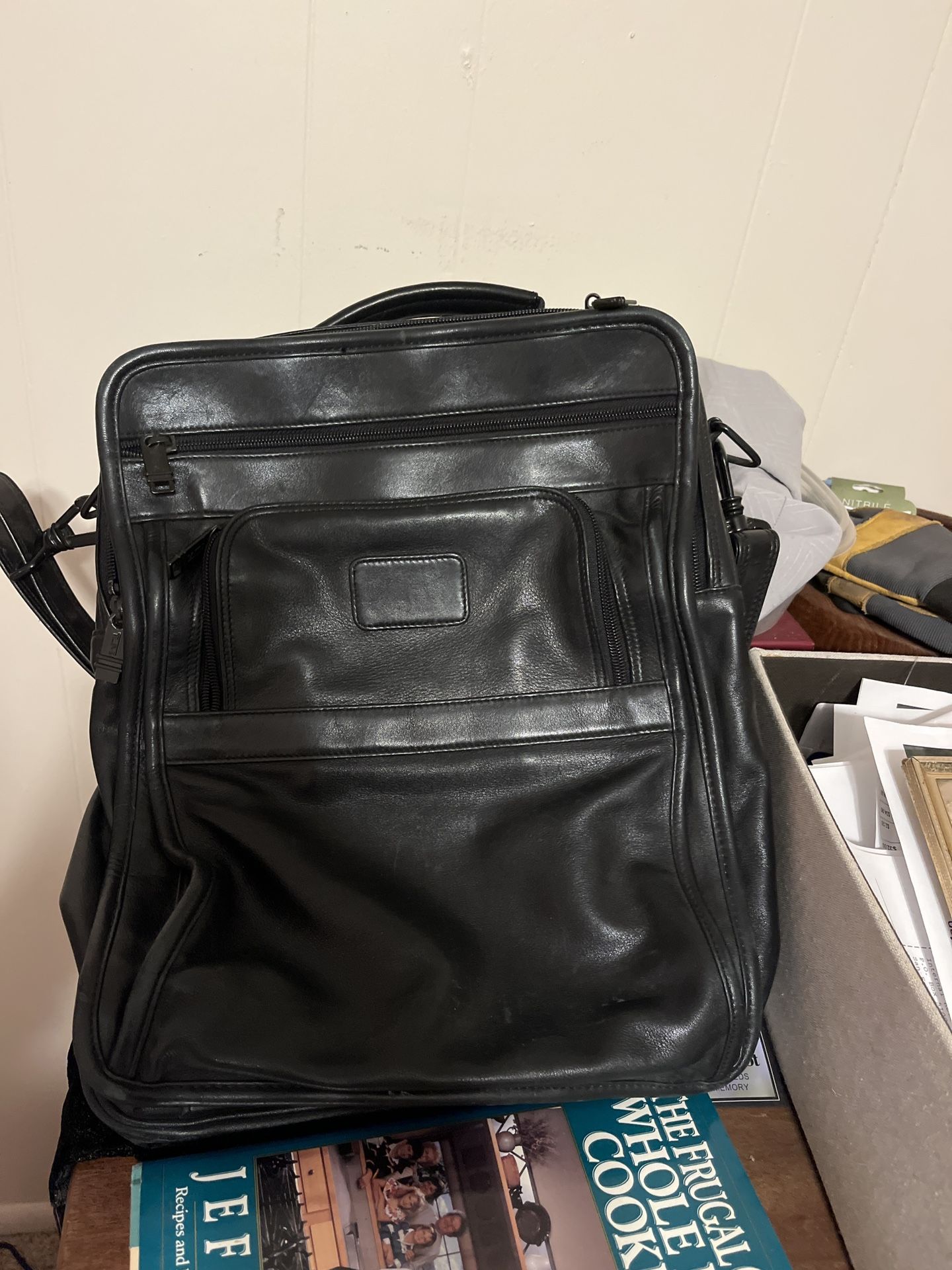 Leather Tumi Laptop Bag