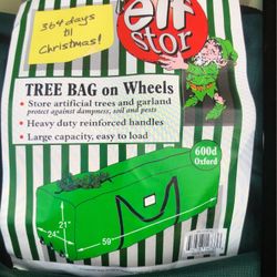 New Christmas Tree Storage Bag On Wheels 