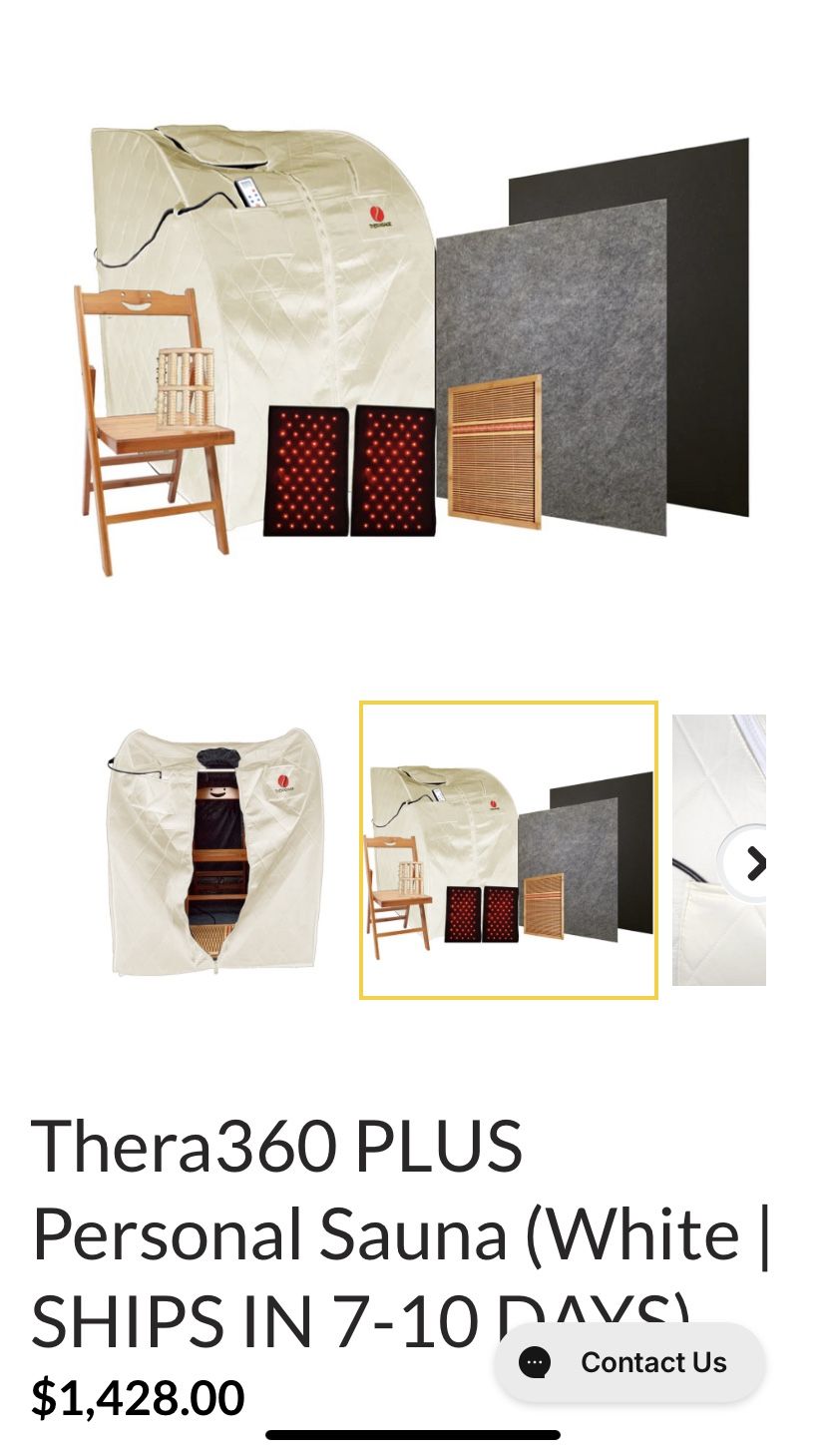 Therasage WHITE Portable Sauna