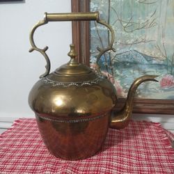 Vintage Brass Kettle.. Marbach and 410 at 78227 or 1604
