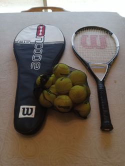 Vintage Wilson tennis racket