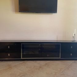 Black Leopold Modern TV Stands 
