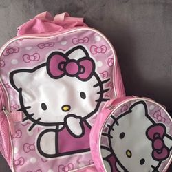 Hello kitty Backpack And Lunchbox