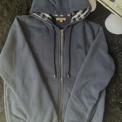 Authentic Burberry Full Zip Hoodie - Authentic - Clean