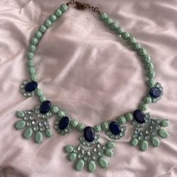 Turquoise Bib Necklace