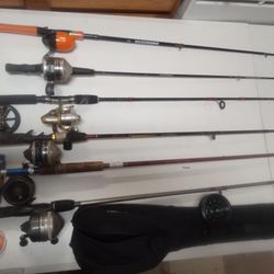Fishing Poles And Other Fishing Supplies And Equipment