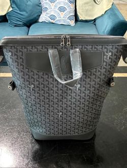 grey computer bag