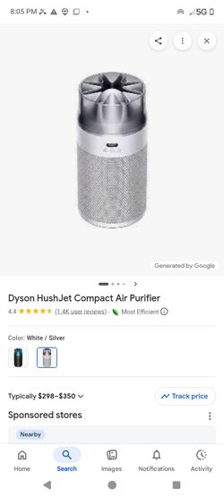 Dyson air purifier hush jet