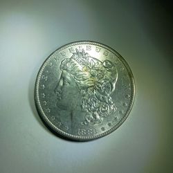 1883 O Morgan Silver Dollar 