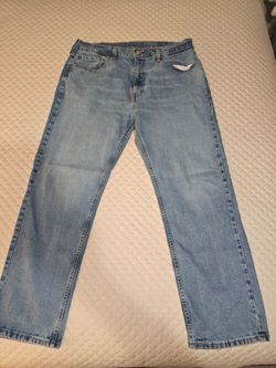 38W/30L - Levi's Light Blue Straight-Leg Men's Jeans. CLEAN