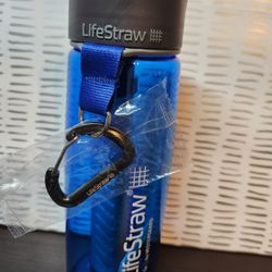 LifeStraw Go Personal Water Filter Bottle Purifier- 2 Stage Filtration 