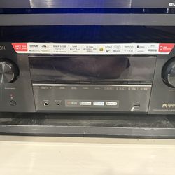 Denon AVR-3800H 9.4-Ch 8k UHD AVR Home Theater Stereo Receiver, (105W x 9)