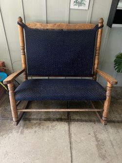 Out door/ indoor rocking bench