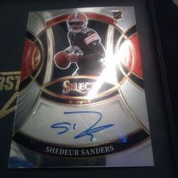 Shedeur Sanders Autograph Panini Select