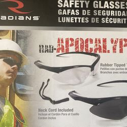 2 Radians Rad-Apocalypse Safety Glasses - Smoke Lens. 