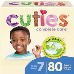 Cuties Complete  Care Diapers  Size 7