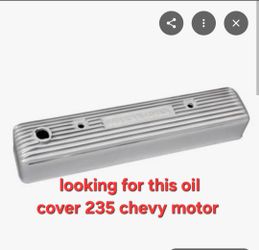 235 Oil Cover. Chevy 