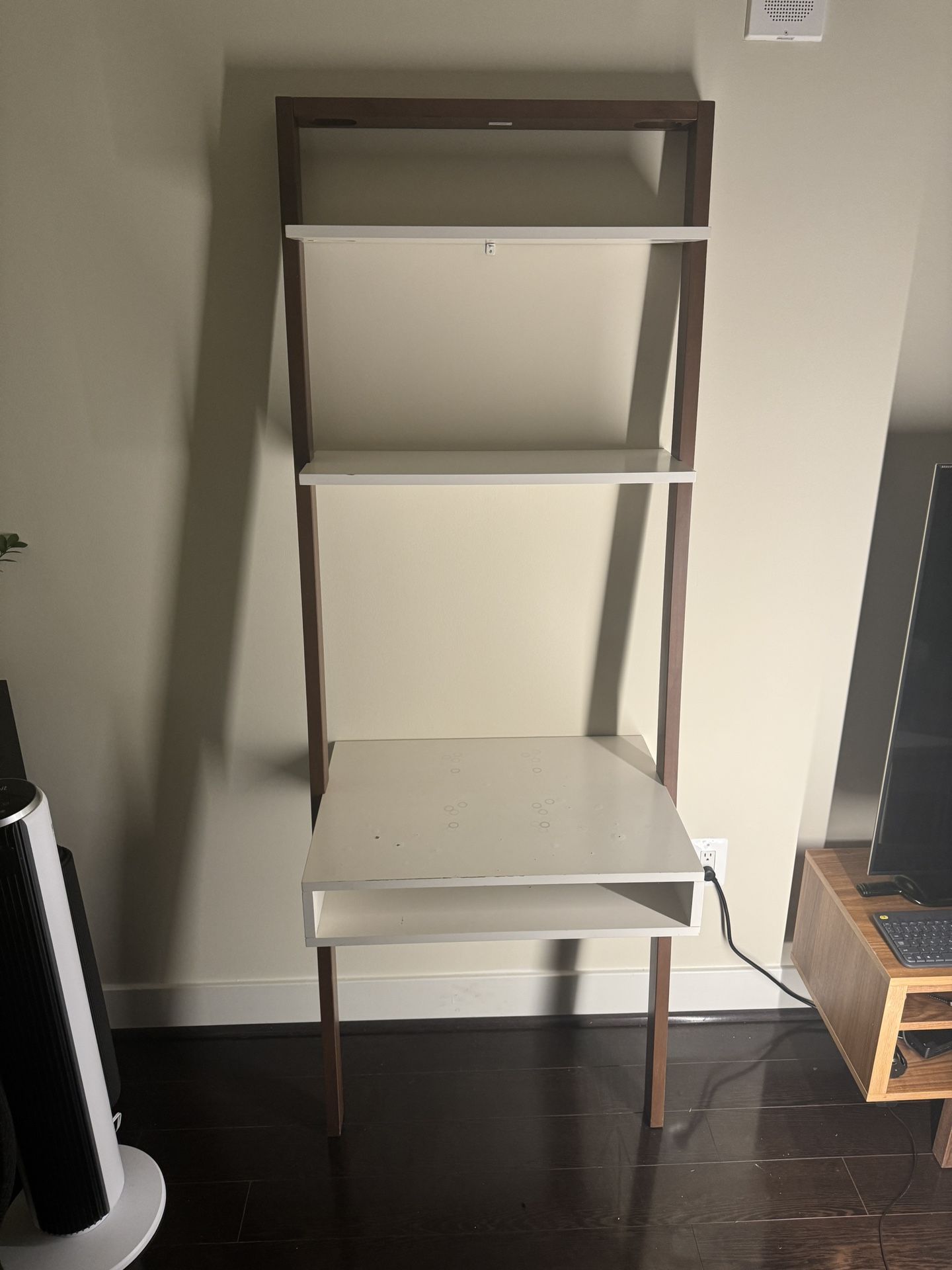 West Elm Ladder Shelf Wall Desk