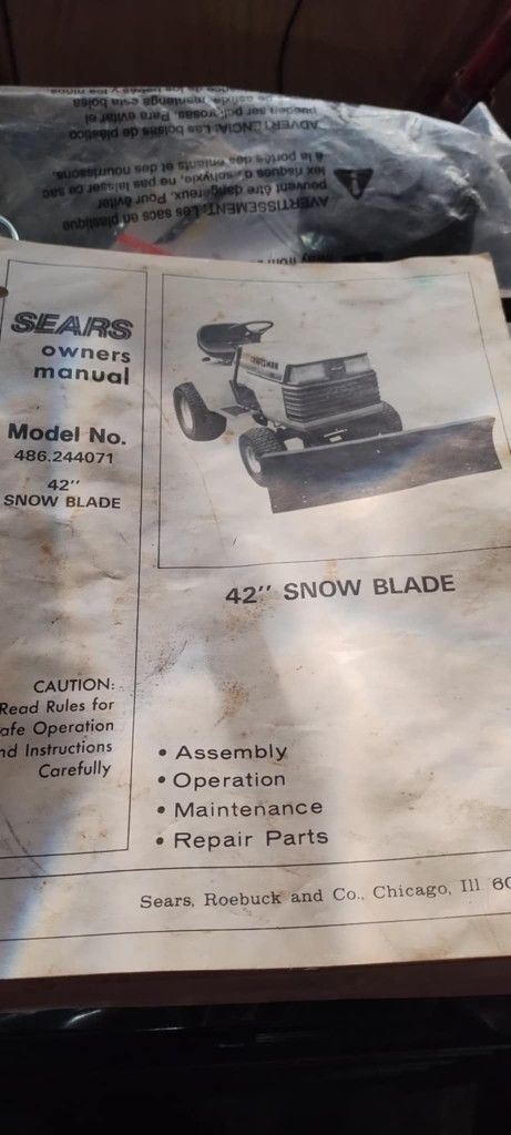 Snow Plowing Blade