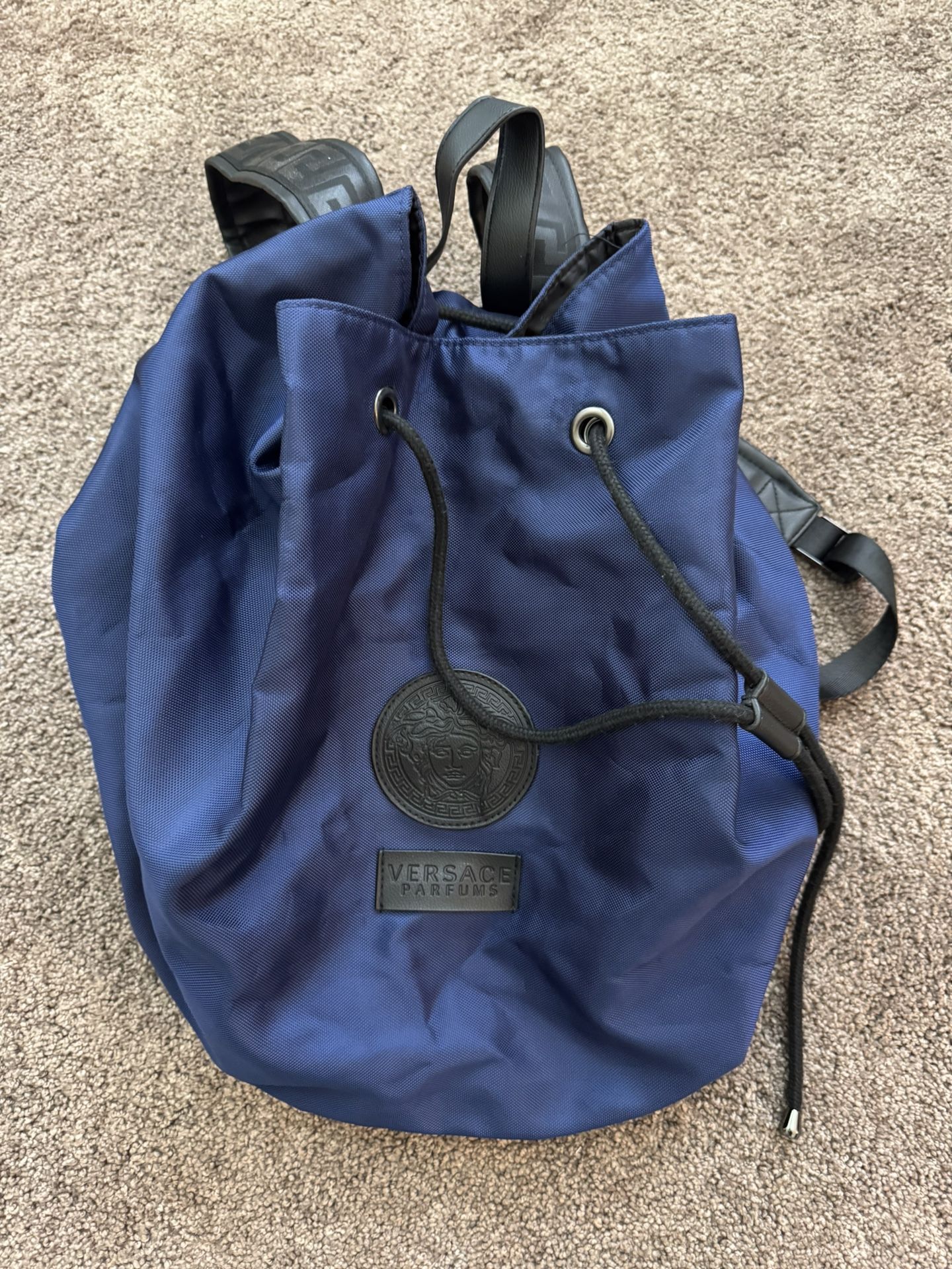 Versace Parfums Backpack VERSACE Parfums Rider Backpack Shoulder Bag Black Fragerance  main image 4