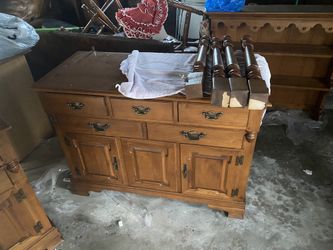 Tell City Maple Hutch