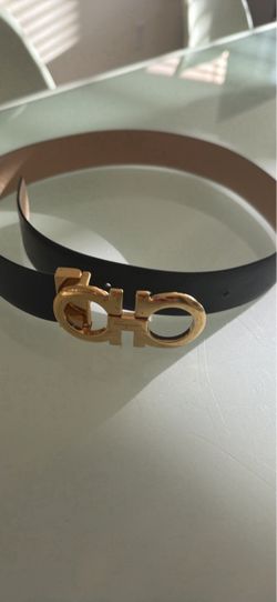 Salvatore Ferragamo Gancini Leather Belt