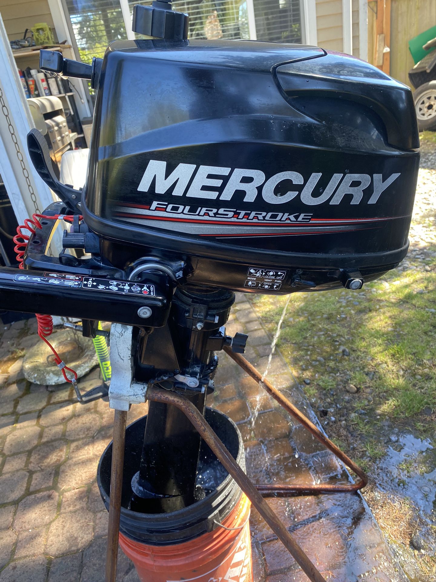 Like New 4hp Mercury Outboard Motor 4stroke Long Shaft