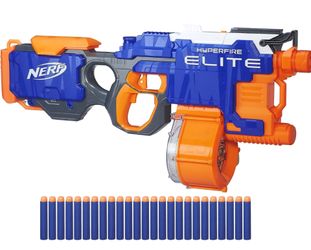 🔥 NERF N-Strike Elite HyperFire – FULL AUTO Rapid-Fire Blaster! 🔥