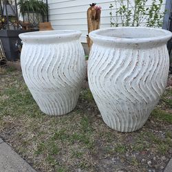 XL swirl pots