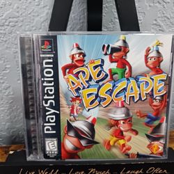 Ape Escape (Sony PlayStation 1, 1999) Black Label, First Release. Near Mint Disc