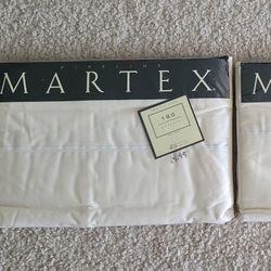 Martex 2 Brand New Twin Flat Sheets