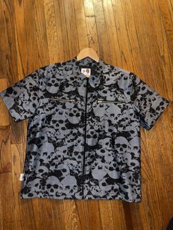 FUCCUUWANT Jean Zip Up Shirt