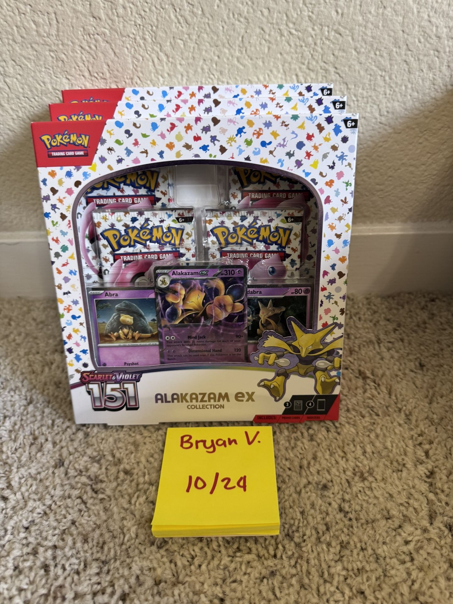 151 Alakazam Ex Collection Box (1 left)