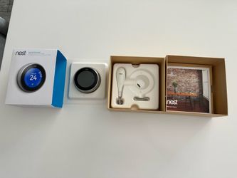 STAINLESS STEEL - GOOGLE NEST LEARNING THERMOSTAT 3RD GEN SMART A0013.