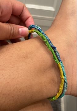 Handmade Adjustable Bracelet | Custom Size | Wrist or Ankle | Multiple Colors & Designs