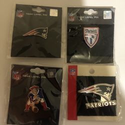 New England Patriots Lapel Pins