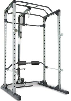 Fitness Reality 810XLT Super Max Power Rack Cage with Lat Pull Down and Low Row Cable Attachment