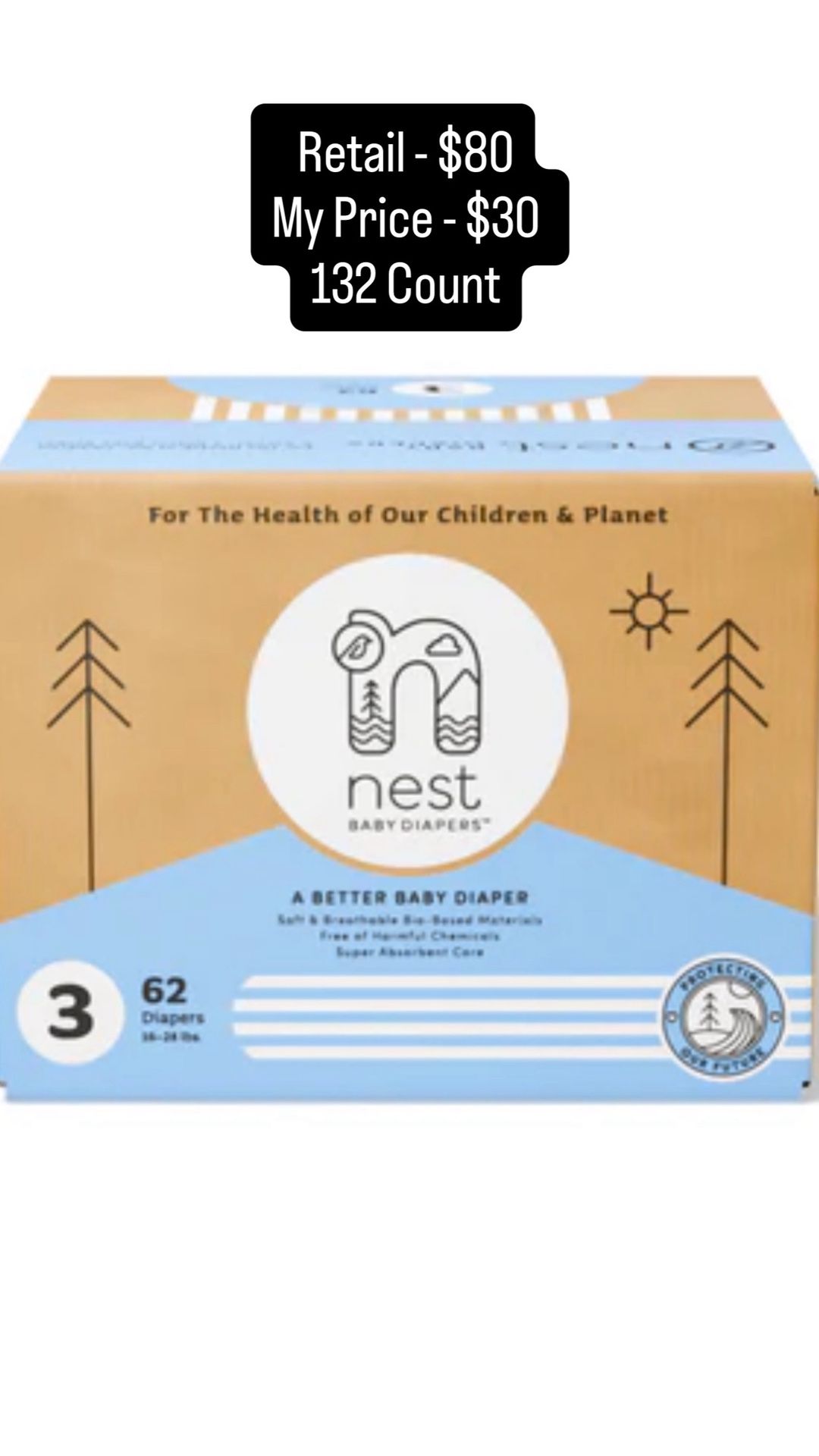 Nest Diapers Size 3
