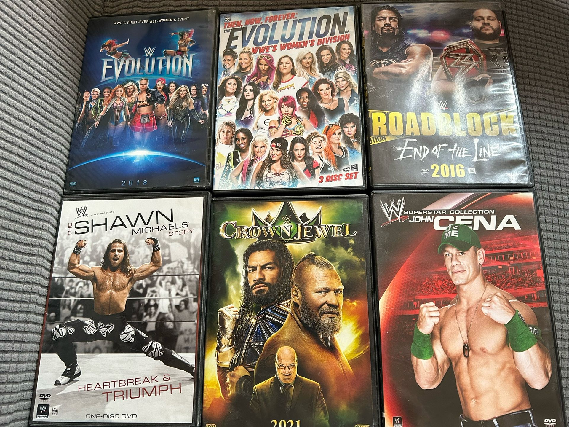 WWE dvd’s