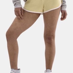 New NWT No Boundaries Jersey Knit Athletic Dolphin Shorts Womens XXS 00 Yellow Delight 