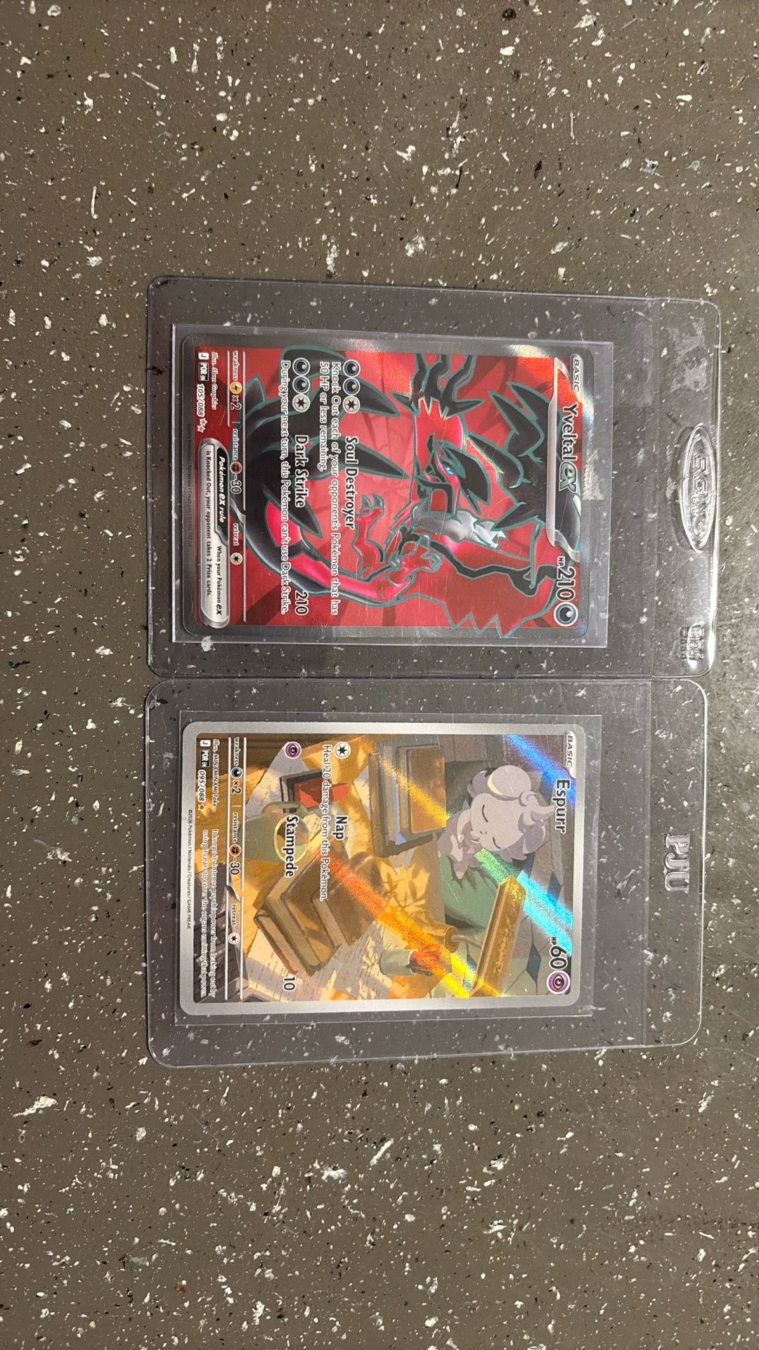 Espurr and Yveltal ex (illustration rares)