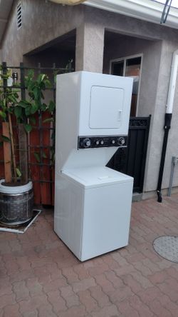 24 inch wede stackable washer gas dryer