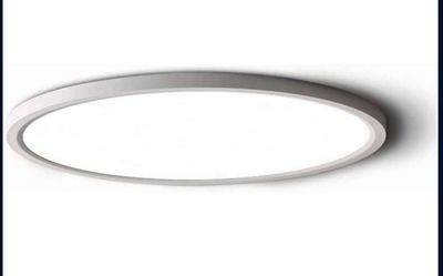 LED Flush Mount Ceiling Light Fixture 12 Inch 24W, 3200LM, 5000K Daylight White Modern Ceiling Lamp, IP40 Flat Round Lighting Fixture for Bedroom Clos
