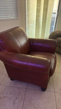 Leather office chair