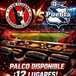 12 Tickets Xolos Vs San Luis VIP Suite - Palco 